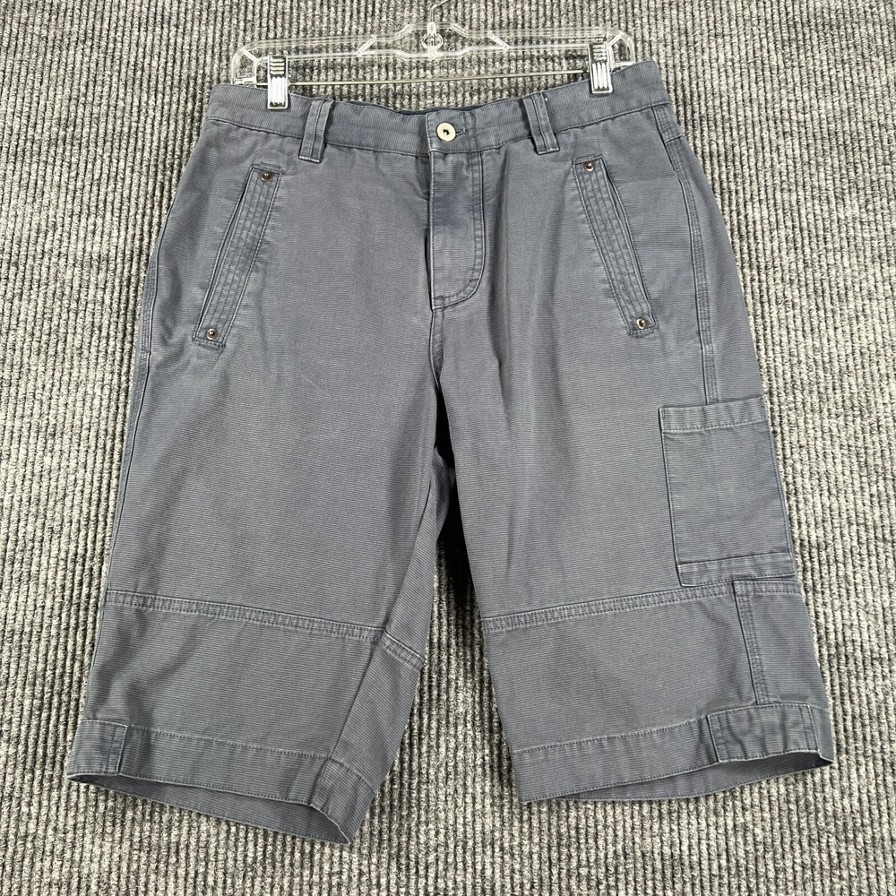 Carbon 2 Cobalt Cargo Shorts Mens Size 30 Gray‎ Casual Outdoor Cotton Comfort